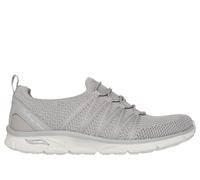 Skechers Arch Fit Sunny - Creative Pass Shoes in Nature Brown/Gray, Größe 39, Vegan, in der Maschine waschbar