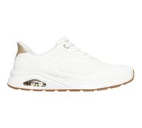 Slip-On Sneaker SKECHERS "ARCH FIT UNO", Damen, Gr. 41, weiß, Schuhe, Schlupfschuh, Halbschuh, Freizeitschuh mit Slip ins (37830856-41) weiß