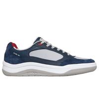 Skechers Arch Fit Wave Shoes in Blau/Rot, Größe 46