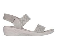 Skechers Damen Arya-on The Rise Sandale, Taupe, 40 EU
