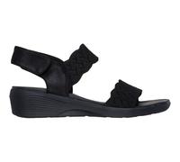 Skechers Damen Arya-on The Rise Sandale, Schwarz/Schwarz, 36 EU