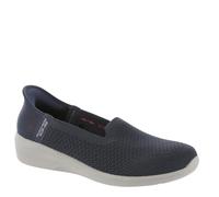 Skechers Arya-Sweet Voice Damen-Slipper flach, Marineblau, 39.5 EU