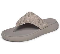 Skechers ASANA Luxe Flat Sandal für Damen, Taupe, 38 EU
