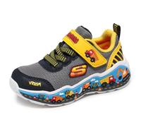 Sneaker SKECHERS KIDS "PLAY SCENE" Gr. 24, grau multifarben Kinder Schuhe (31016569-24) grau multifarben