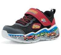 Skechers Baby - Jungen Play Scene Turnschuhe, Black & Red Textile Synthetic Multi Trim, 23 EU
