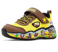 Skechers Baby - Jungen Play Scene Turnschuhe, Brown & Yellow Textile/Synthetic/Multi Trim, 22 EU