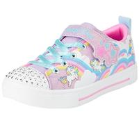Skechers Twinkle Toes Sneaker, Lavender Synthetic/Multi Trim, 43 EU