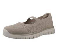 Ballerina SKECHERS "GRACEFUL", Damen, Gr. 40, taupe, Textil, Glitzer, Schuhe Ballerina, Freizeitschuh, Schlupfschuh, Slipper mit Stretch-Fit (46047500-40) taupe