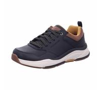 Skechers Benago - Treno Sneaker Herren, Schwarz (Black Leather Blk), 42 EU