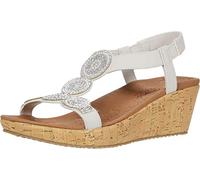 Skechers Beverlee Date Glam Damen-Sandalen, Cremeweiß, 41 EU