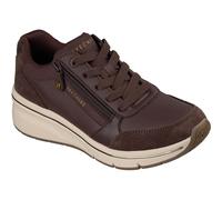 Skechers Billion Flex Luxe Up Leder Damen Schokolade Duraleather/Mesh Sneakers EU 39/UK 6