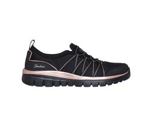 Skechers black-rosegold für Damen, schwarz, Größe 41 EU