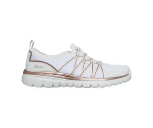 Skechers black-rosegold für Damen, weiß, Größe 39 EU