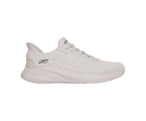 Skechers bob squad chaos-solid step für Herren, weiß, Größe 42 EU