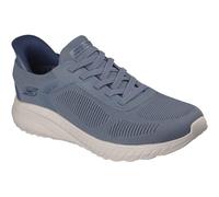 Skechers Bob Square Chaos Herren-Sneaker, Silber-Hellbraun, 46 EU