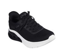 Skechers Bobs Arc Waves 2.0 Now It Sneaker für Damen, Schwarzer Strick, 41 EU