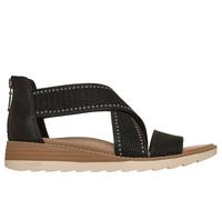 Skechers BOBS Arch Fit Oasis - Cozy Glam Shoes in Schwarz, Größe 36, Vegan