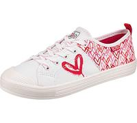 Skechers Bobs B Cool-All Corazon 113952-WRPK, Womens Sports Shoes,Sneakers, White, 36 EU