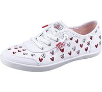Skechers Bobs B Cute-Love Brigade 113951-WRPK, Womens Sports Shoes,Sneakers, White, 41 EU