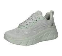 Sneaker SKECHERS "BOBS B FLEX HI-FLYING HI", Damen, Gr. 40, mintgrün, sage, Textil, sportlich, Schuhe, Trainingsschuh, Schnürschuh, Freizeitschuh in veganer Verarbeitung (44893161-40) mintgrün, sage