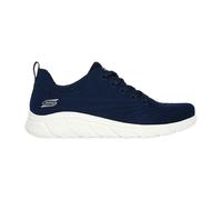Sneaker SKECHERS "BOBS B FLEX LO-GRACEFUL STRIDE", Damen, Gr. 39, blau (navy), Textil, Schuhe Sneaker, mit leichter EVA-Laufsohle (81782907-39) navy