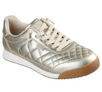 Skechers Sneaker BOBS Billie Wild Comfort – Damen, Goldfarbenes Polyurethan, Vegan, Größe 37