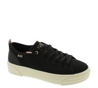 Skechers Damen-Sneaker BOBS COPA Schwarz Leinen Größe 40