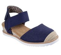 Skechers BOBS Damen Sandalen 38 EU Desert Kiss Sun Shining, Geschlossene Zehenpartie, Memory Foam Innensohle