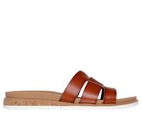 Skechers Damen Schiebe-Sandalen Desert KISS Low – Chestnut, Vegan, Größe 39 EU