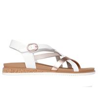 Skechers BOBS Desert Kiss Low - Peak Rank Shoes in Weiss, Größe 38, Vegan