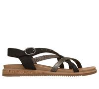 Skechers BOBS Desert Kiss Low - Seaside Sling Shoes in Schwarz, Größe 37, Vegan, in der Maschine waschbar