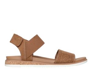 Skechers Bobs Desert Kiss Sandale Cognac, Damen, Größe: 39