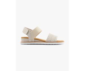 Skechers Bobs Desert Kiss Sandale Offwhite, Damen, Größe: 39, Material: Textil