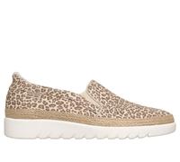 Skechers BOBS Flexpadrille HI - Coast Cruise Slip-On Shoes in Leopard, Größe 38.5, Vegan, in der Maschine waschbar