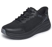 Skechers Bobs Skillz Herren-Sneaker, Schwarz gestrickt, 41 EU