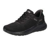Skechers Damen Bobs Squad Chaos Current Muse Slip-InTurnschuhe, Black Textile, 40 EU