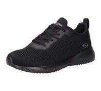 Skechers Damen BOBS Squad Tough Talk Sneaker, Black Engineered Knit/Trim, 41 EU