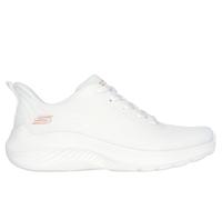 Skechers BOBS Sport Squad Waves - Still Wading Sneaker in Weiss, Größe 36, Vegan, in der Maschine waschbar