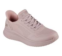 Skechers Sneaker BOBS SQUAD 4 Damen Slip-On Blush Satin Lederimitat Gr. 36