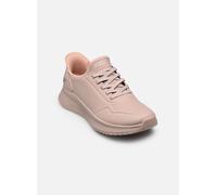 Slip-On Sneaker SKECHERS "BOBS SQUAD 4", Damen, Gr. 35, rosa, Lederimitat, sportlich, Schuhe, Slipper, Freizeitschuh mit Slip-ins zum Schlupfen, Topseller (69974406-35) rosa