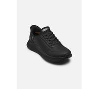 Skechers Slip-On Sneaker BOBS SQUAD 4 Damen Lederimitat Schwarz Gr. 41