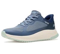 Skechers BOBS Squad 4 Staple Look Sneaker für Damen, Blau/Mehrfarbig, 37 EU