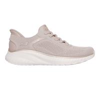 Skechers Damen Bobs Squad Chaos Current Muse Slip-InTurnschuhe, Natural/Gold Textile, 40 EU
