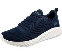Skechers Bobs Squad Chaos Face Off Damen Sportschuhe, Navy Engineered Knit, 37 EU