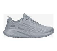 Skechers Bobs Squad Chaos Face Off Damen Sportschuhe, Light Grey Engineered Knit, 36 EU