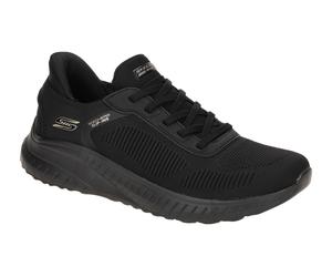 Skechers Bobs Squad Chaos Schuhe schwarz Hands Free 117497 - Größe 37