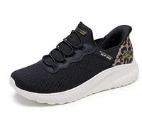 Skechers Slip-ins: BOBS Sport Squad Chaos - Seize The Hour Sneaker in Schwarz, Größe 40, Vegan, in der Maschine waschbar