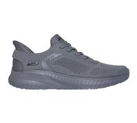 Skechers Bobs Squad Chaos Solid Step Slip-On Grau DKGY Größe EU 46