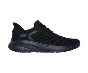 Skechers Bobs Squad Chaos - Solid Step Herren Slipper, schwarz, Größe 49 ½ 49 ½