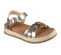 Skechers Bobs Stormy Kiss Damen Sandalen 37 EU vegan mit Plush Foam® Komfort, offene Zehen, Knöchelriemen mit Schnalle, leichte Sommerschuhe